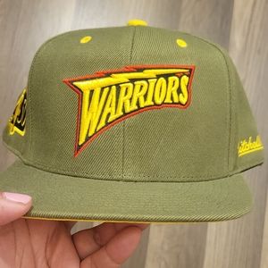 Mitchell & Ness GS Warriors Fitted Hat 7 3/4